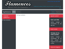 Tablet Screenshot of duendeflamenco.es